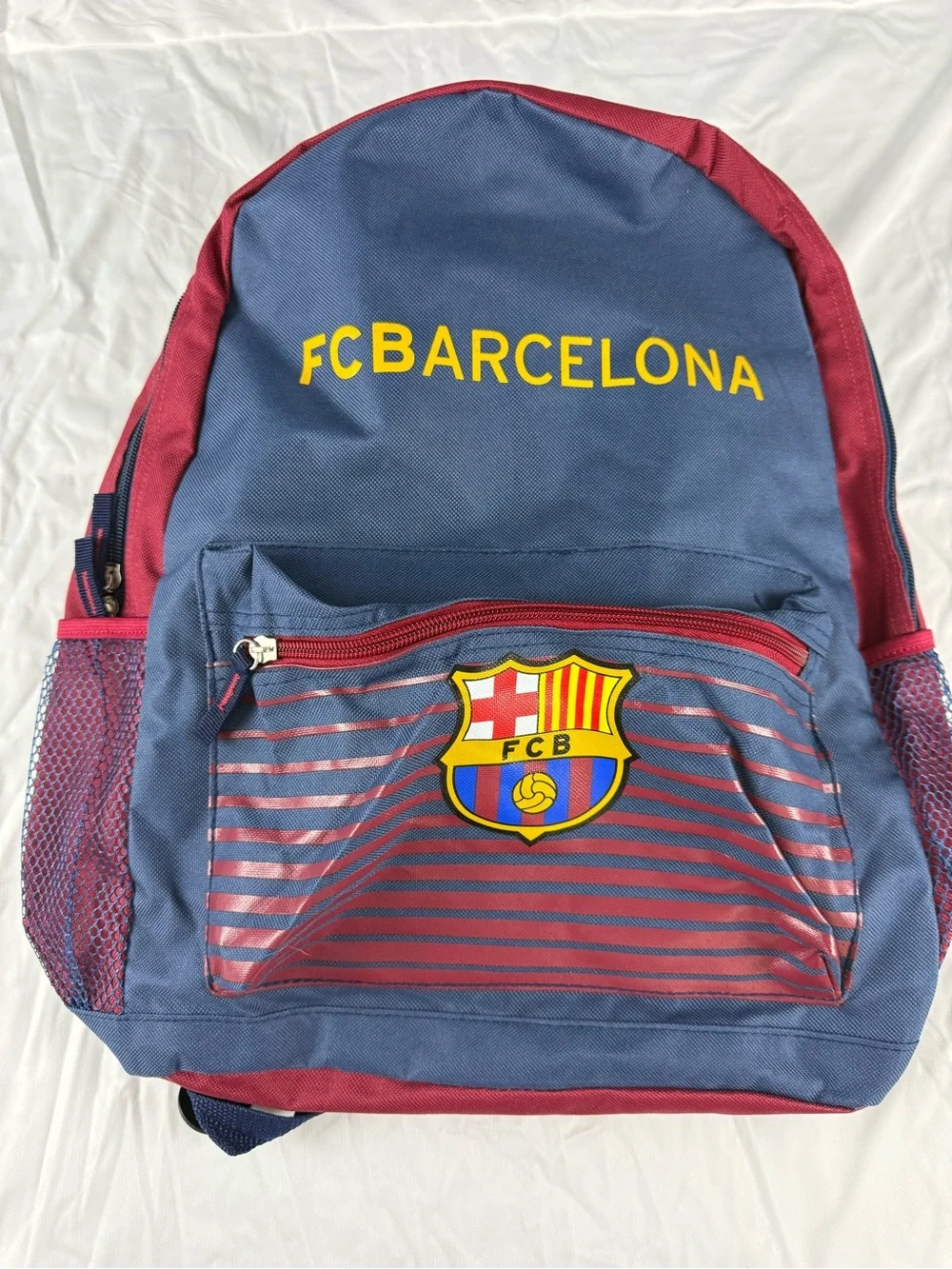 FC Barcelona Soccer Backpack - Blue & Red Team Colors Fan Backpack